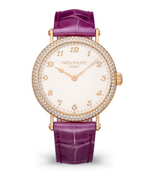 Cheap Patek Philippe Calatrava Ultra-Thin Purple Diamond Watch 7200/200R